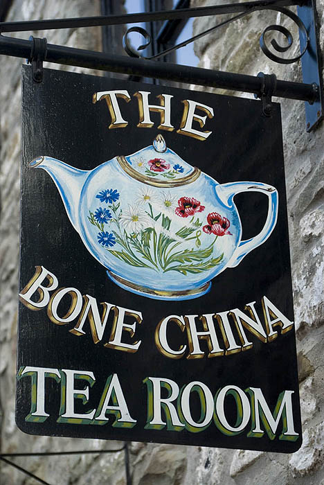 Tea room sign, Hay-on-Wye