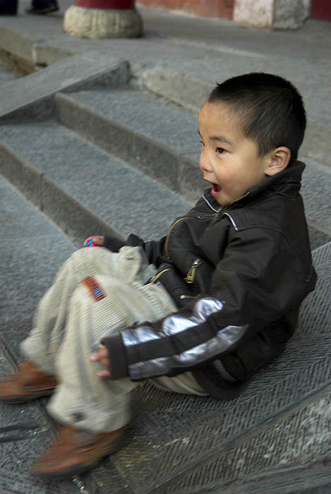 Child visitor, Wutai Shan