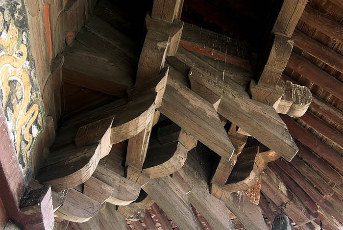 Ceiling detail of the Wooden Pagoda, Yingxian