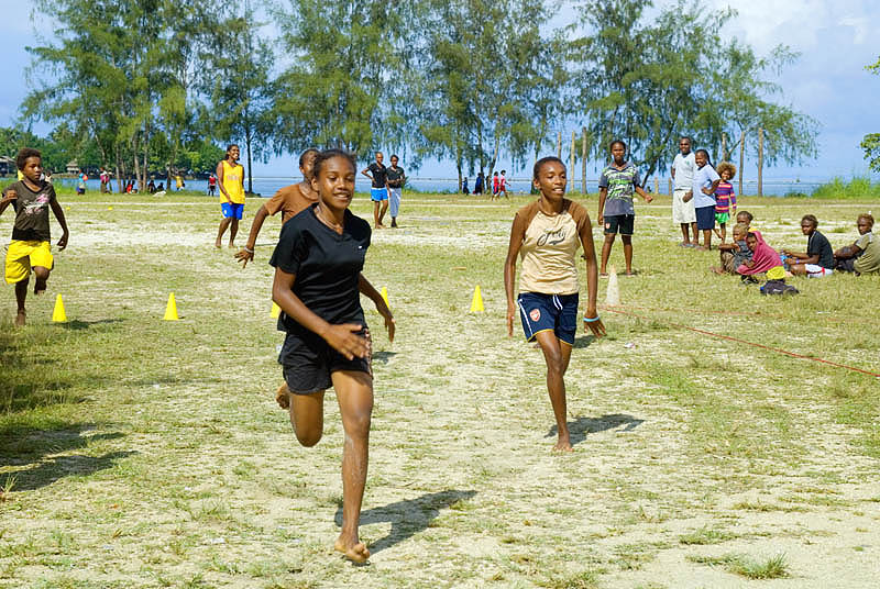 School athletics at Auki
