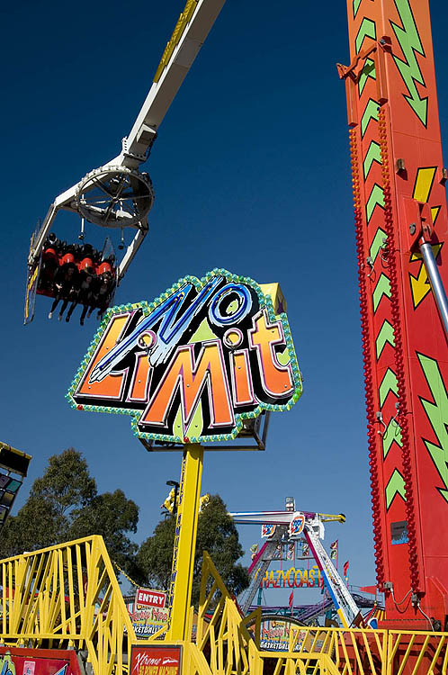 'No Limit'- fairground rides