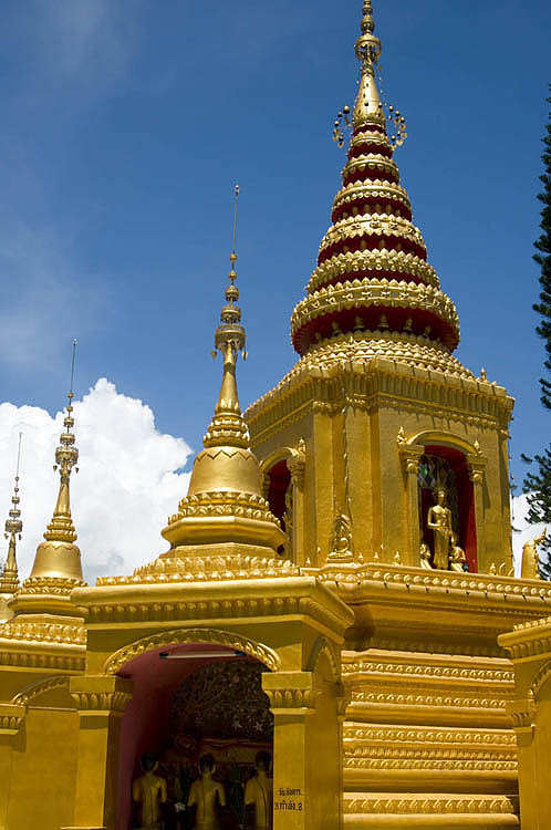 Golden spires of Wat Klang