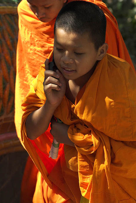 Novice monk, Chiang Mai, Thailand