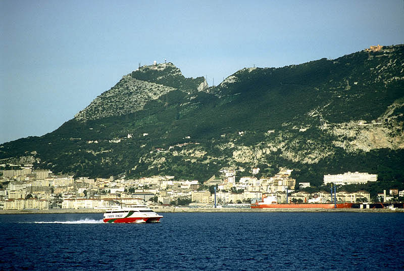 The Rock, seen from a ferry bound for Morocco