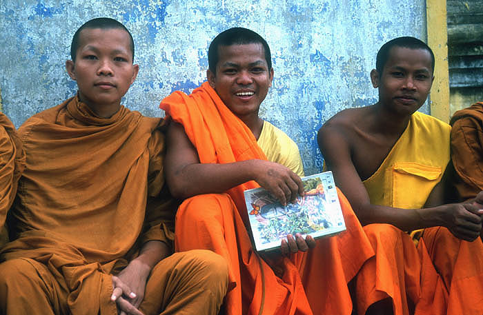 Buddhist monks, Battambang
