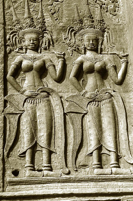 Apsaras at Angkor Wat