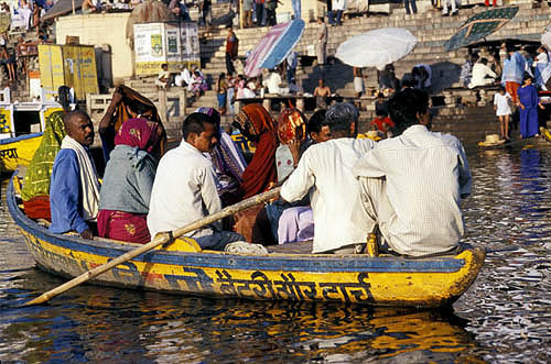 On the Ganges at Varanasi