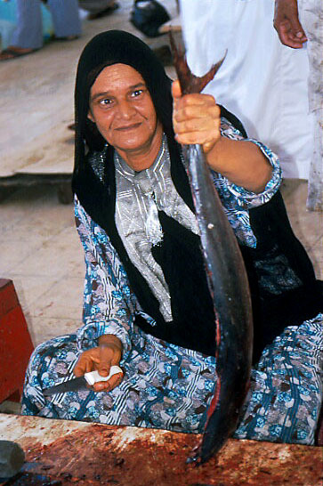 Fishwife at Sur, Oman