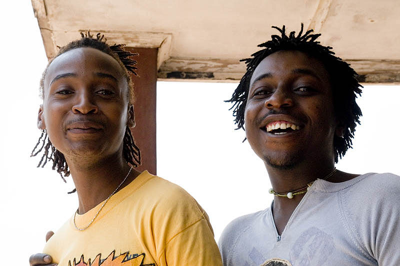 DJ and friend, Zimbabwe