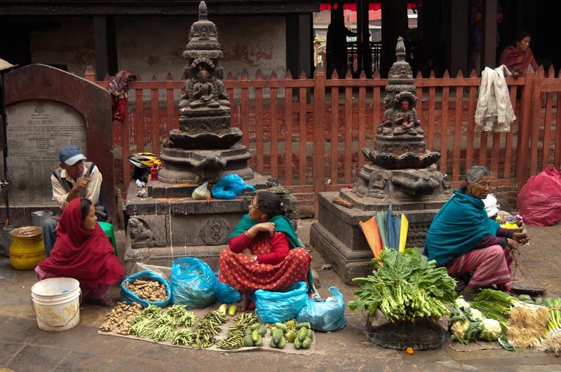 At the foot of Kastmandhap