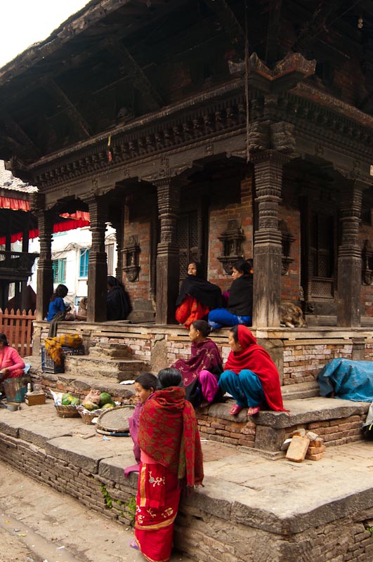 At the foot of Kastmandhap