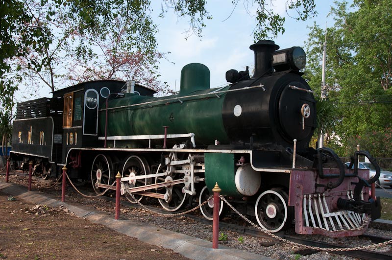 Historic locomotive, Lopburi