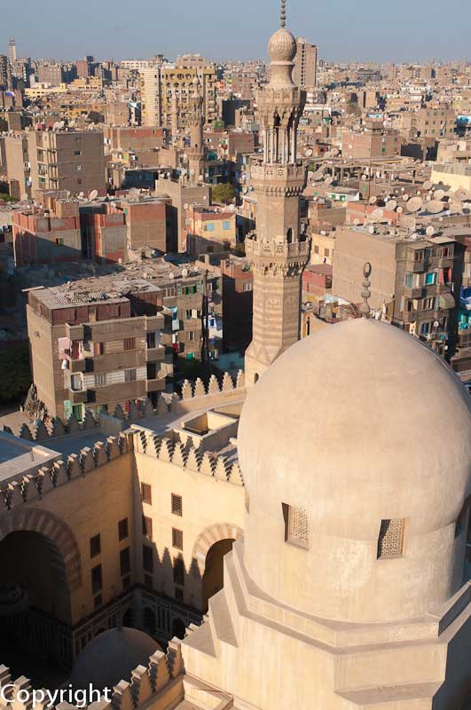 View from the minaret of the Ibn Tulun Mosque