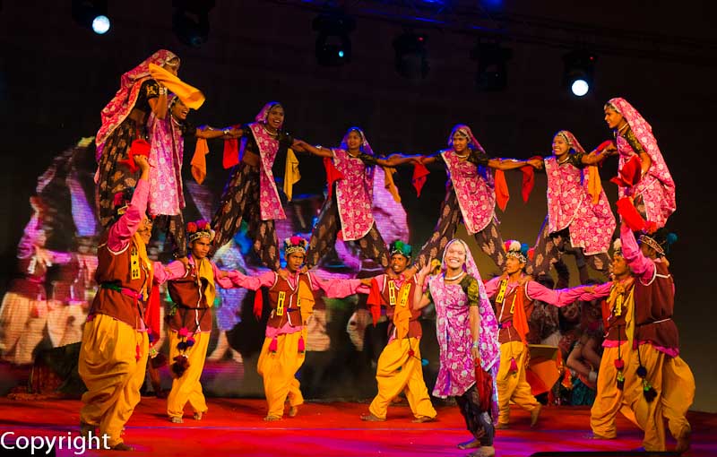 Gujarati dance performance