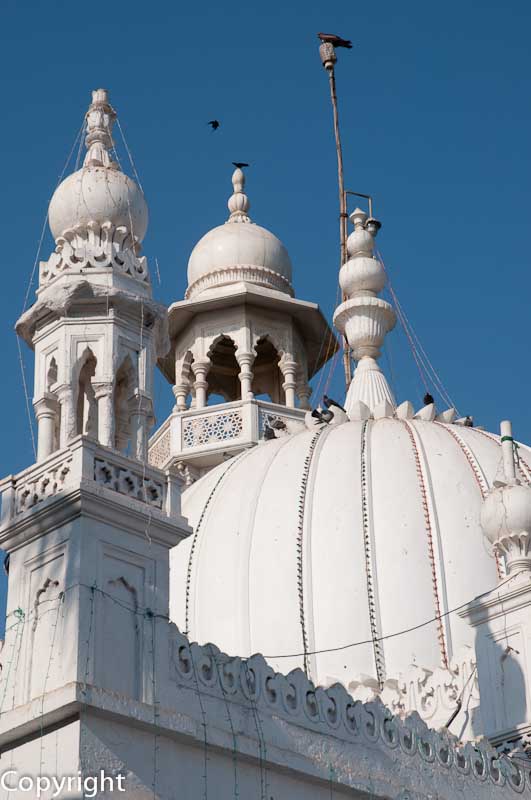 Spires and domes of the Haji Ali Mosque