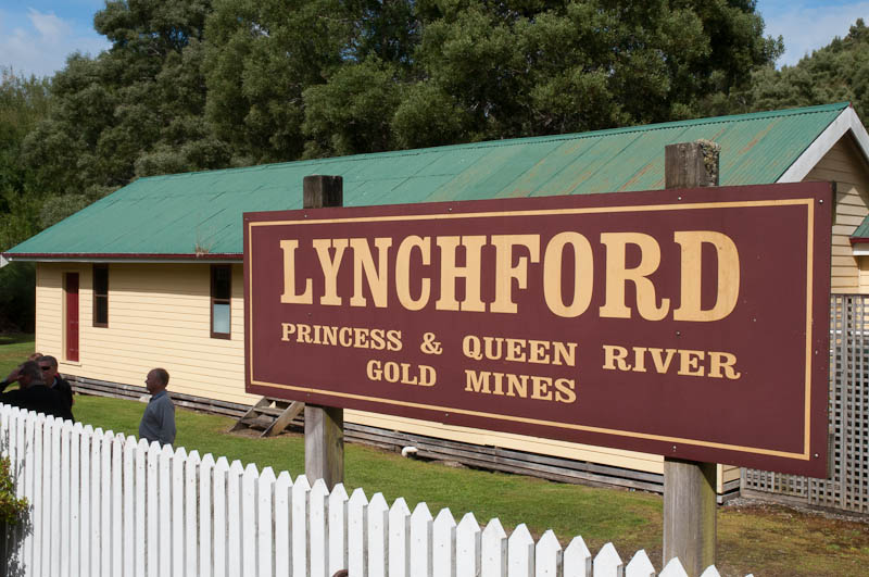 Lynchford siding, once a gold rush camp