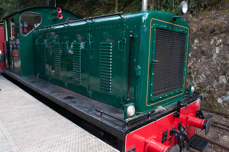 The diesel loco which takes over at Dubbil Barril