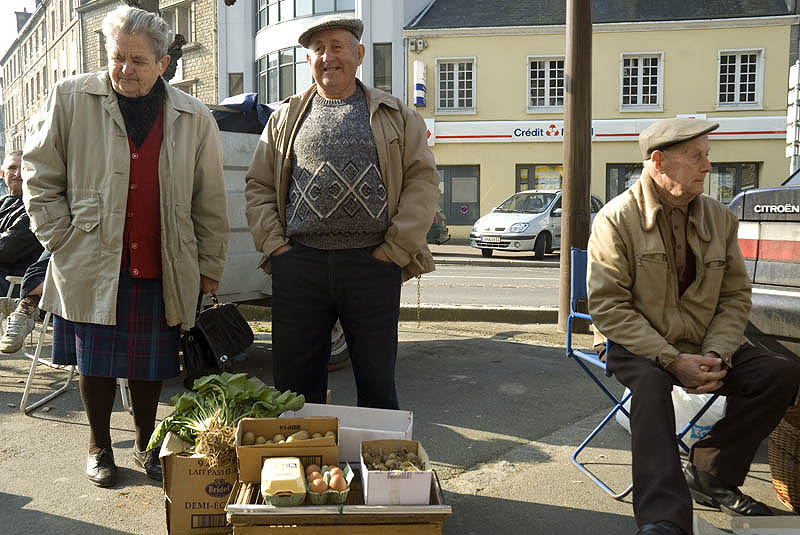 At the market, Normandy