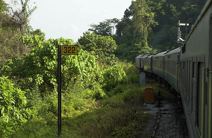 Train near Gua Musang
