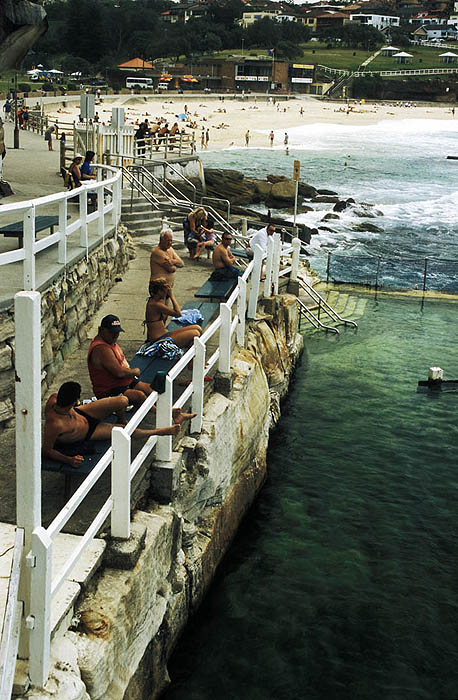 Bronte Sea Baths in the eastern suburbs, Sydney