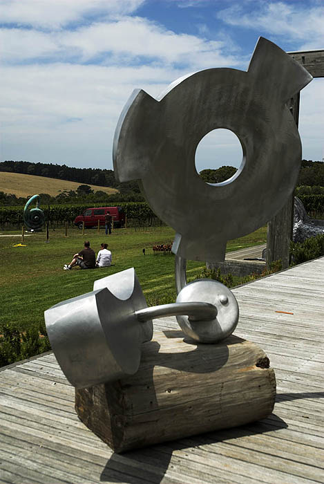 Sculpture at Montalto Winery, Red Hill