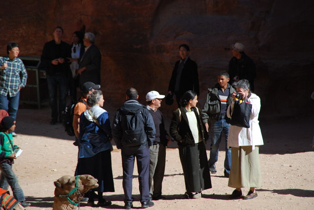 The group of 6 that I traveled with on this first trip to Petra.