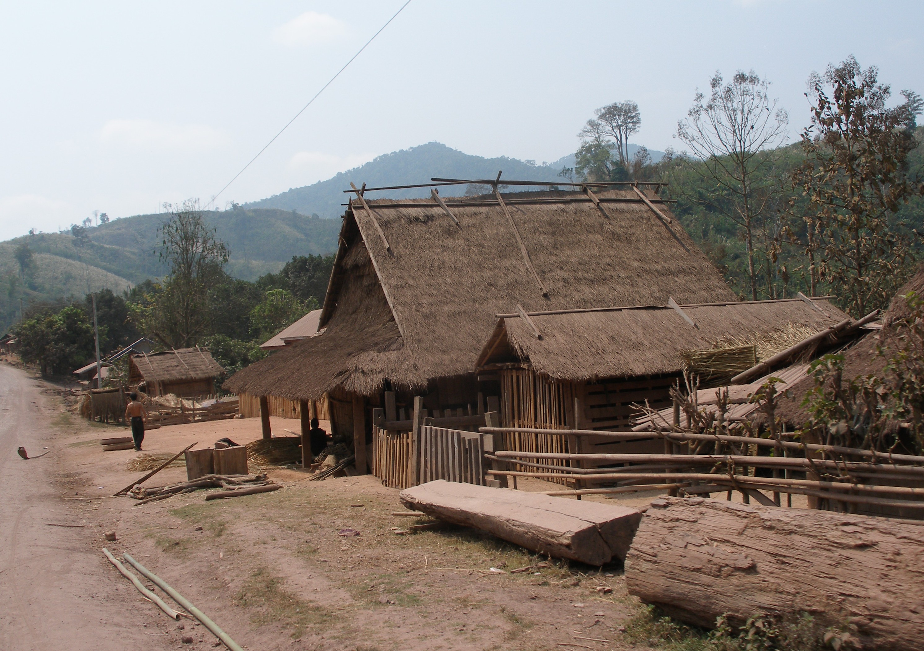 Village where we stopped for a break