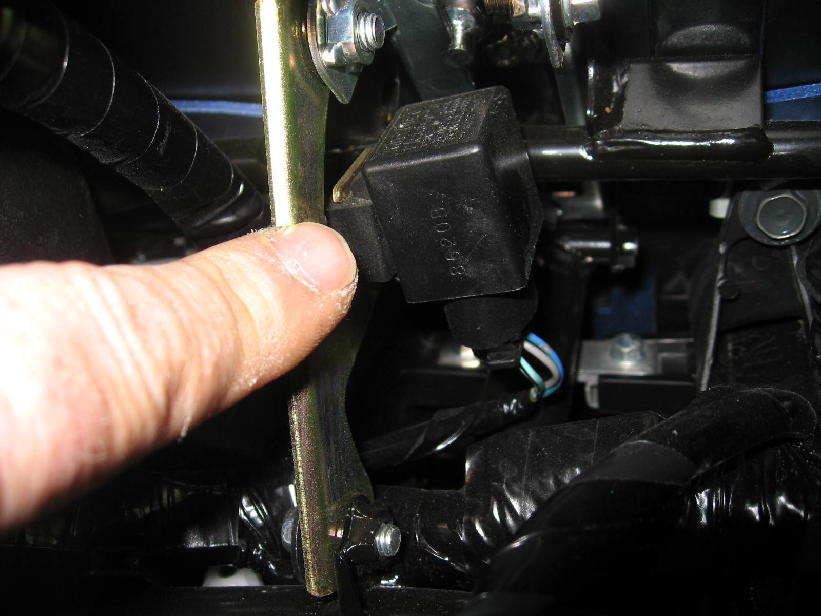 Turn Signal relay is located behind the meter panel photo fred harmon photos at