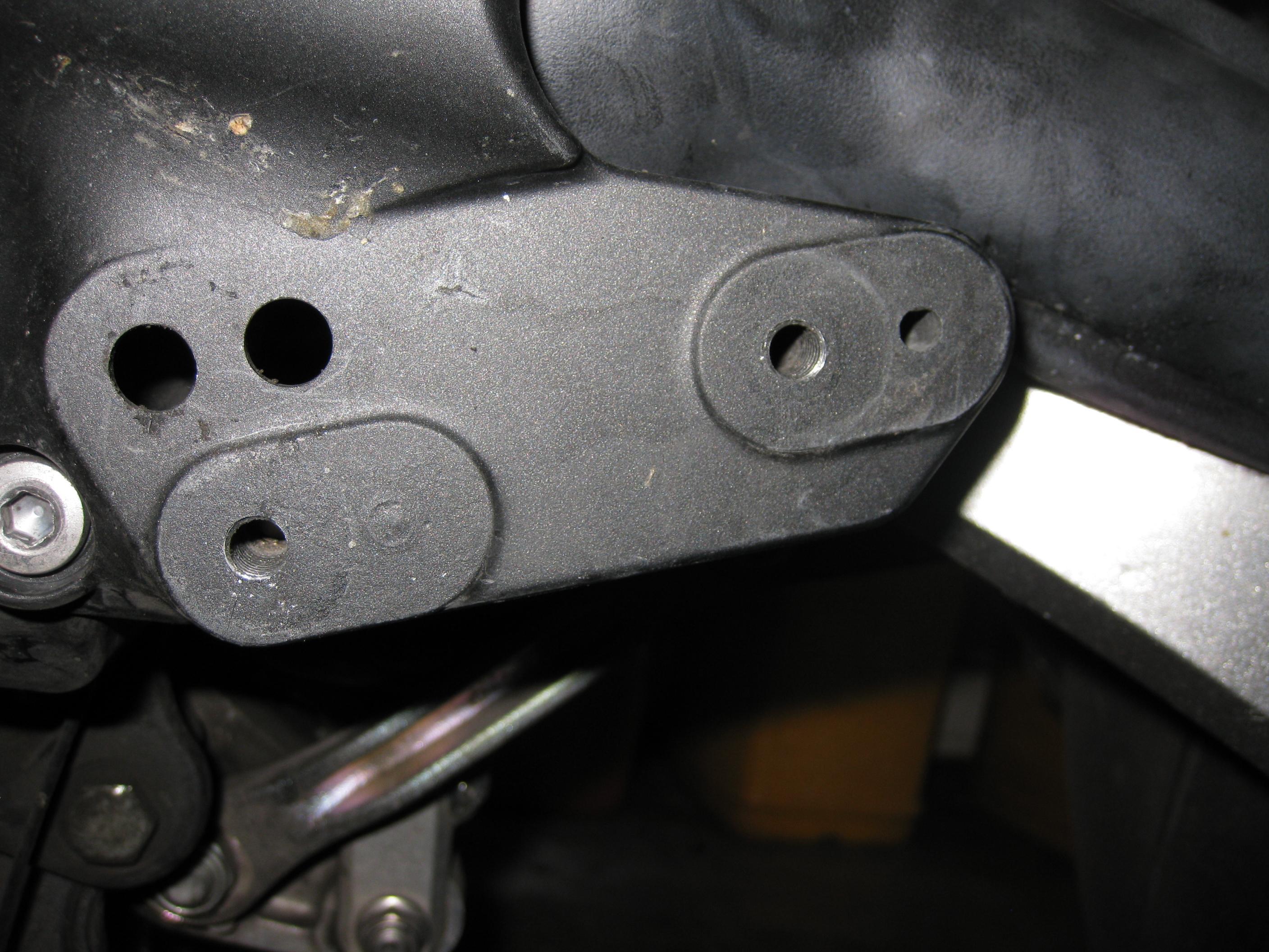 Mount for left side on frame