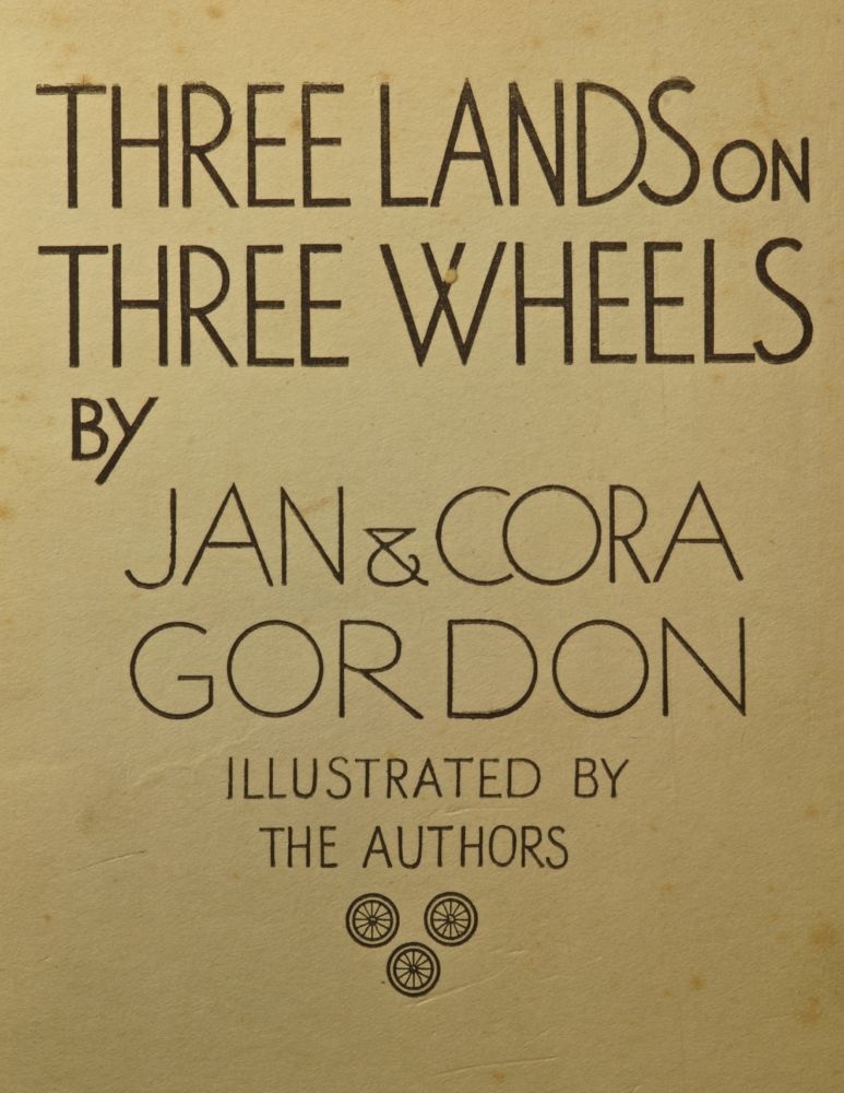 Published in 1932, an account of a journey by Sunbeam motorbike and sidecar through France, England and Ireland