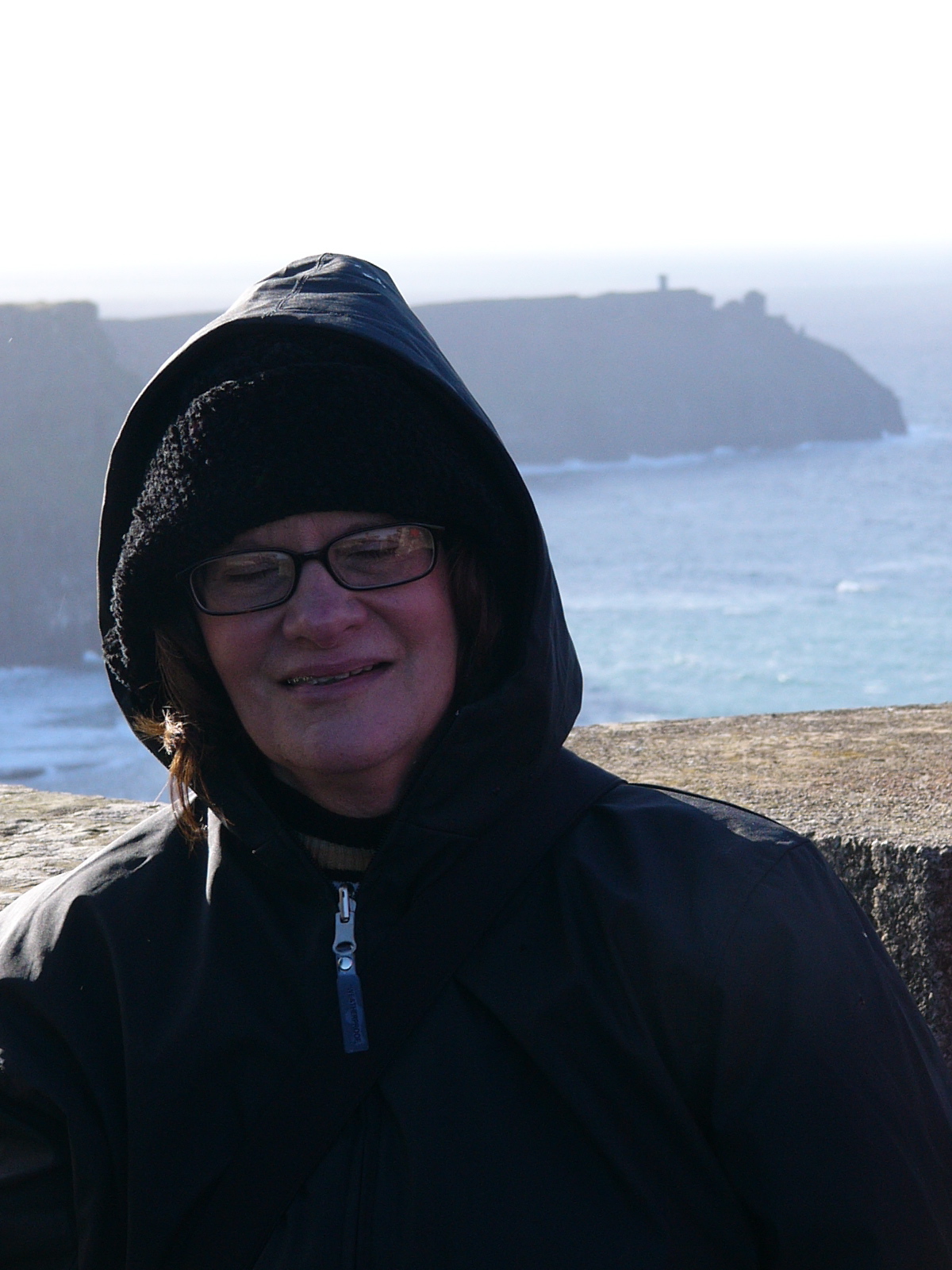 Julie at the Cliffs of Moher