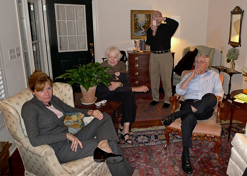 CELEBRATING A GOOD FRIENDS BIRTHDAY - ISO 200, WITH BUILT-IN FLASH