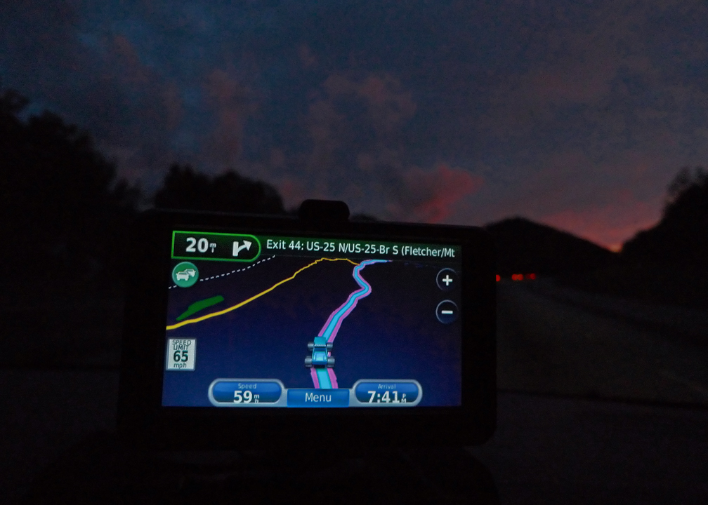 FOLLOWING THE GPS  -  ISO 800