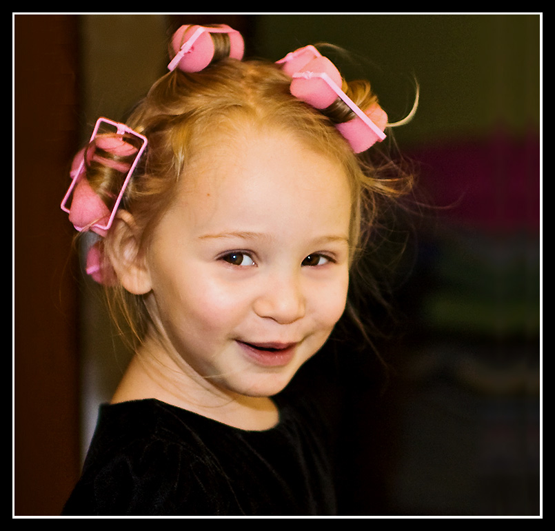 Getting Her First Hair Doo