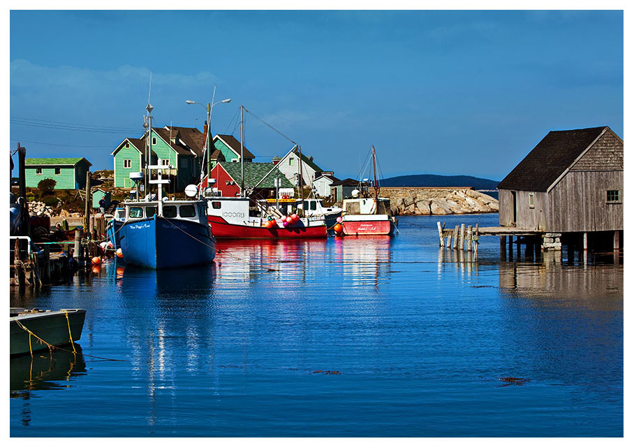 The Calm Waters at Peggys Cove