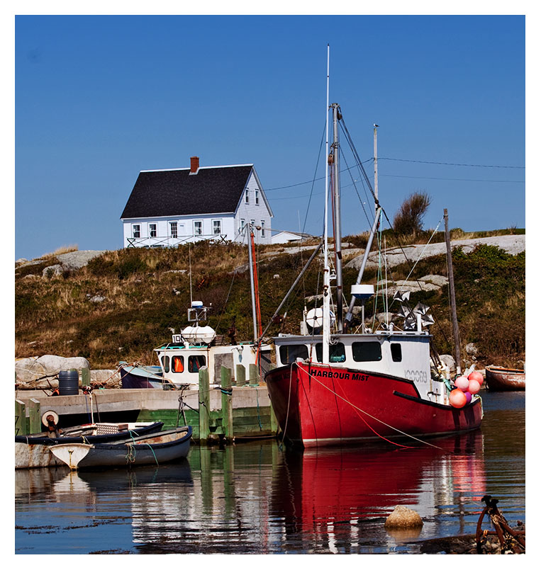 Lobster Boats at Peggys Cove Nova Scotia