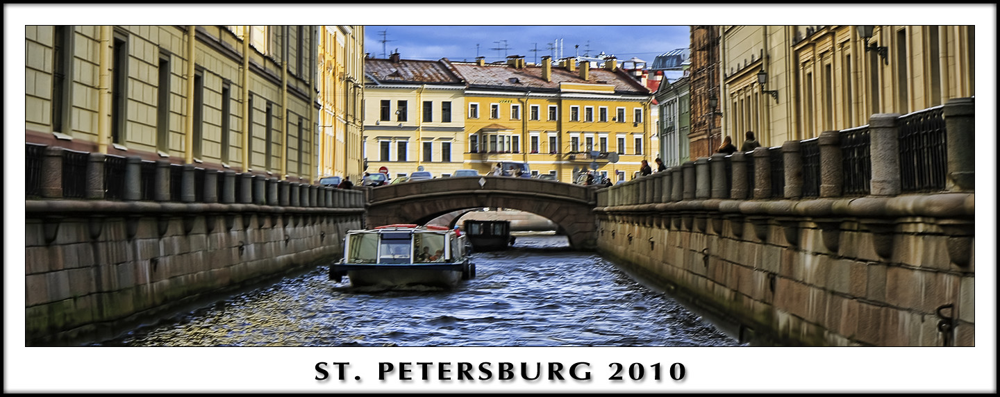 Traversing St. Petersburg Via Canals