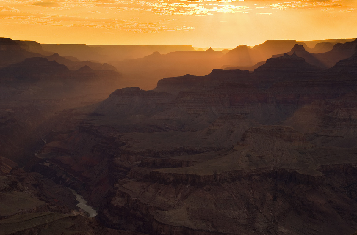 Desert View & Forest Fire Dusk