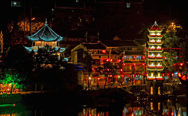 Feng Huang Ancient Town - Night Scene