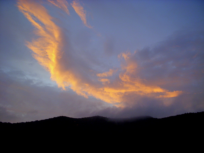 Sunset in the Mountains