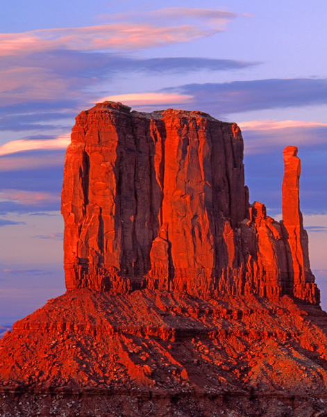 West Mitten, Monument Valley, Navajo Tribal Park, AZ/UT