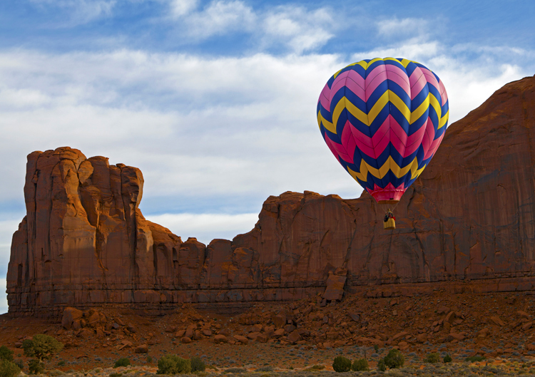 North Window Balloon, Monument Valley, Navajo Tribal Park, AZ/UT