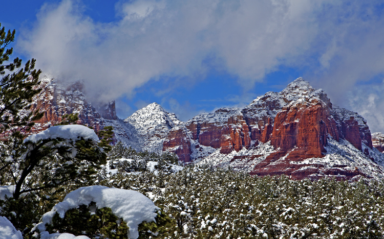 Mogollon Rim Cliffs, Sedona, AZ