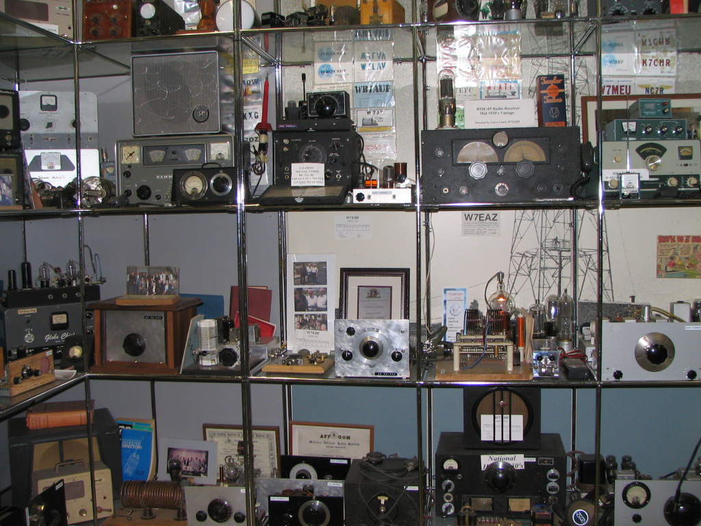 Ham Radio Equipment Display