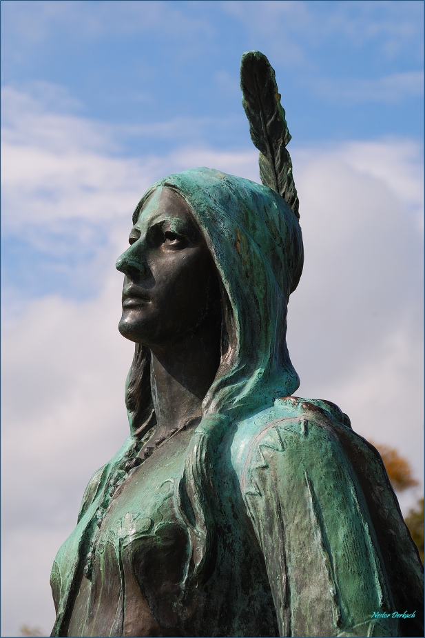 Portrait Pocahontas.