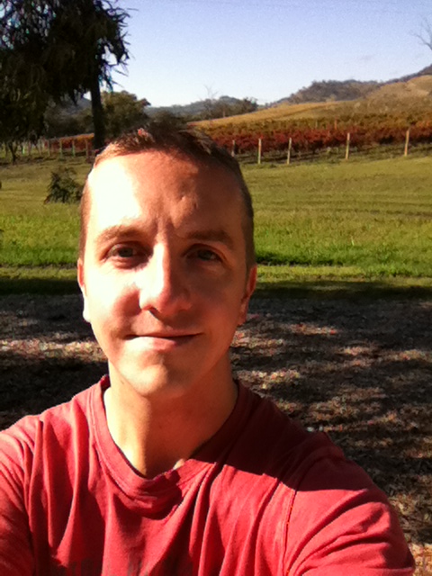 Me at Logans vineyard in Mudgee