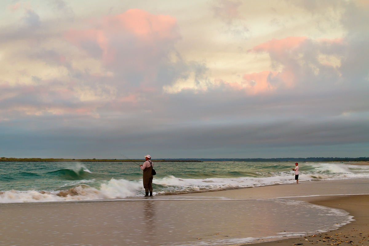 Fishermen at Wrightsville Beach