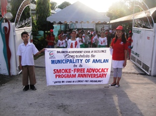 BASE SUPPORTS HOME MUNICIPALITY AMLAN SMOKE FREE CAMPAIGN 2010