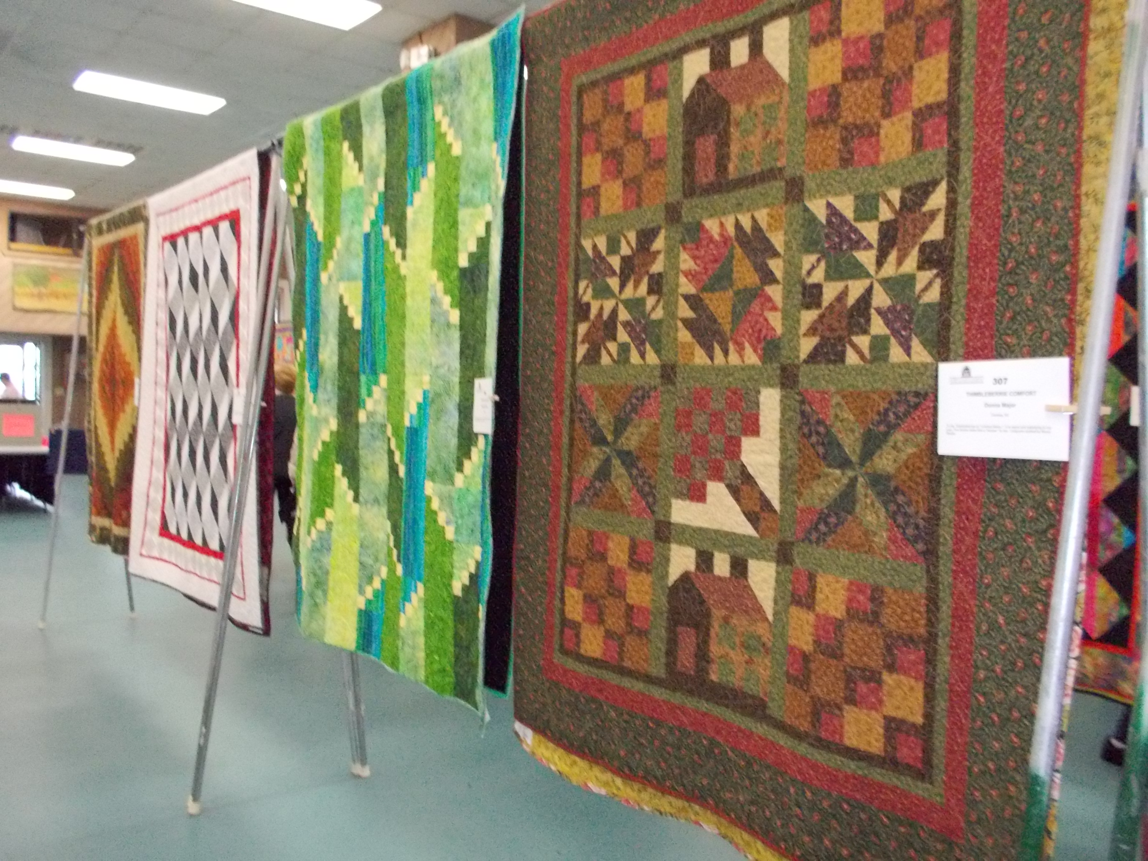 At the quilt show in Ocean Lakes, Surfside Beach, SC