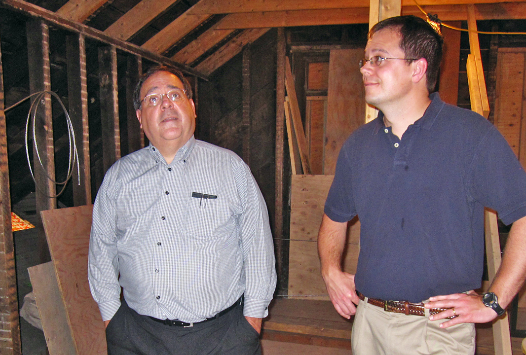 Mike and Will check out the second floor